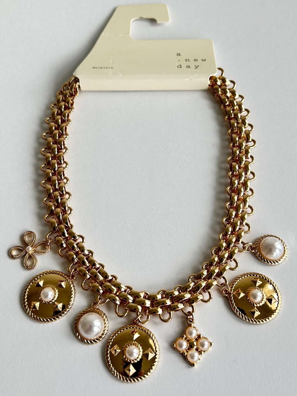 NWT Jewelry Bundle Necklaces, Earrings & Rings Mixed Brands Gold Silver - Picture 5 of 12